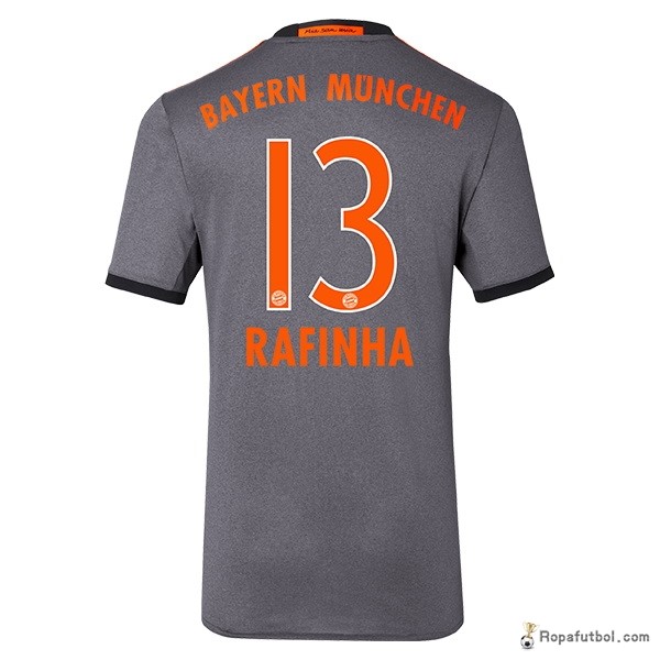 Camiseta Bayern de Múnich Replica Segunda Ropa Rafinha 2016/17 Gris